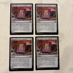 Magic the Gathering MTG The Underworld Cookbook Play Set Of 4 Cards - Image 1