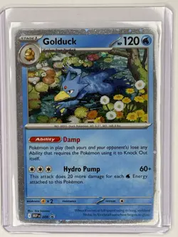 Golduck 008/ME01 Black Star Promo Mega Evolution Holo Rare Pokemon Card NM/Mint - Image 1