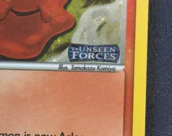 Pokemon TCG Slugma EX Unseen Forces 73/115 Holo Stamped Card - Image 3