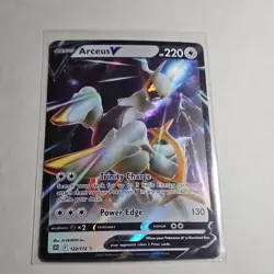 Pokemon Arceus V 122/172 Swsh09 Brilliant Stars Ultra Rare Holo English Card - Image 1