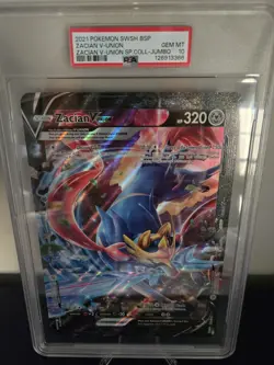 PSA 10 Zacian V-UNION Jumbo Cards Holo - Image 1