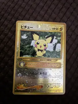 Pokemon TCG Pichu No.172 Holo Card Neo Genesis Reverse holo - Image 1