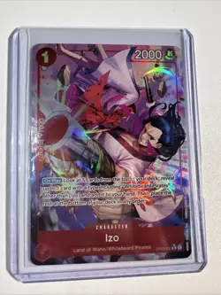 Izo OP03-003 Alt Art R* -One Piece TCG Card Game Premium Booster PRB01 Eng - Image 1