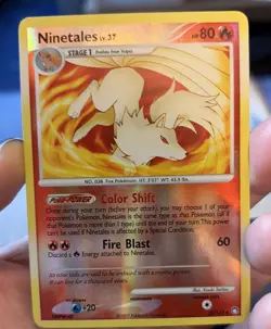 Pokemon TCG Ninetales Mysterious Treasures Rare Card 32/123 Reverse Holo - Image 1