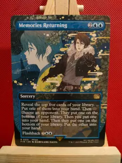 Memories Returning (Borderless) - Final Fantasy - NM - Rare - MTG - Image 1