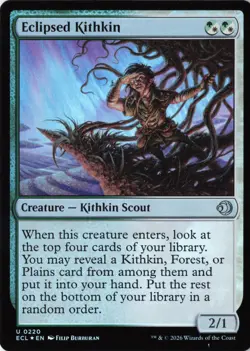 Eclipsed Kithkin Lorwyn Eclipsed Foil NM 220 - Image 1