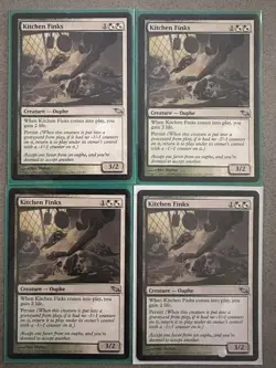 MTG * 4x Kitchen Finks x4 * NM Shadowmoor Magic the Gathering Free Shipping - Image 1