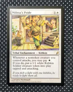 Magic: The Gathering - Militia's Pride - Lorwyn - 030/301 - Regular Rare - Image 1