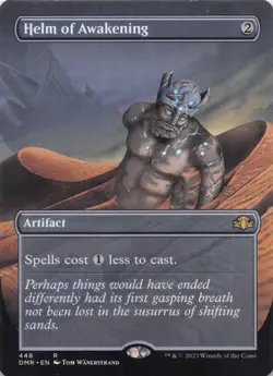 Helm of Awakening (Borderless) Dominaria Remastered Rare Regular #448 NM MTG - Image 1