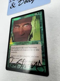 Biorhythm - Onslaught FOIL - Magic the Gathering MTG - Signed - Image 3