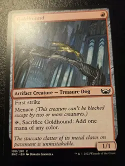 Goldhound 108/281 Common Streets Of New Capenna Magic: The Gathering - Image 1