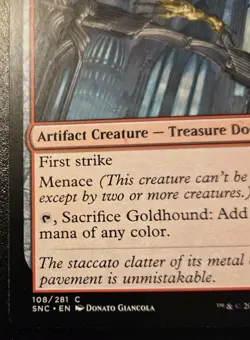 Goldhound 108/281 Common Streets Of New Capenna Magic: The Gathering - Image 4