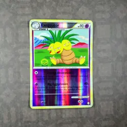 Pokemon TCG Exeggutor 18/123 HeartGold SoulSilver (HS) Reverse Holo Rare 2010 MP - Image 2