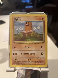 Diglett 47/102 Shadow Spanish Base Set Pokemon Card - Image 1