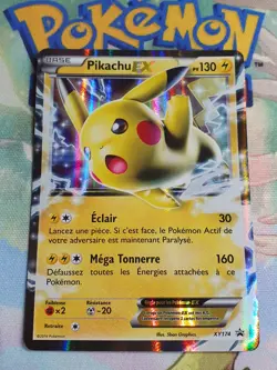 CARTE POKEMON PIKACHU EX XY174 PROMO - Image 1