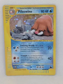 Piloswine H22/H32 Skyridge Holo Ultra Rare Pokemon TCG Nintendo e-reader LP - Image 1