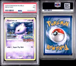 2009 POKEMON RUMBLE #9 MEWTWO PSA 7 - Image 3