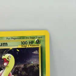 2000 Pokemon TCG Meganium 11/111 1st Edition Neo Genesis Holo Rare NM - Image 3