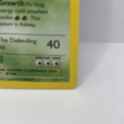 2000 Pokemon TCG Meganium 11/111 1st Edition Neo Genesis Holo Rare NM - Image 4