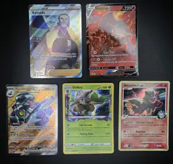 Pokemon Bundle Supreme Victors Arcanine 15/147 Holo Kamado 187/189 Heatran V 025 - Image 1