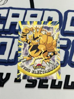 2000 Topps Pokemon TV Animation Edition #125 Electabuzz Non Holo - Image 1
