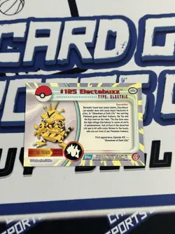2000 Topps Pokemon TV Animation Edition #125 Electabuzz Non Holo - Image 2