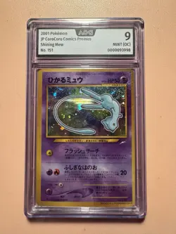 SHINING MEW COROCORO COMICS-HOLO POKEMON JP PROMO 2001 #151 AOG 9 - Image 1