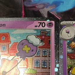 Drifloon 005 & Drifblim 006 BLACK STAR PROMO COSMOS HOLO MEGA EVOLUTION Pokemon - Image 3