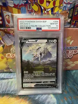 2022 Pokemon SWSH Black Star Promo Arceus V PSA 10 #204 🔥LOW POP✨ Banger - Image 1