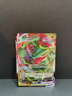 💥 2023 Pokemon SWSH Crown Zenith Rayquaza VMAX Rare Holo # 102/159 - Image 1