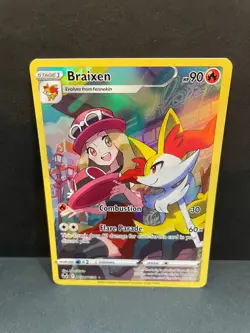 Braixen Trainer Gallery Ultra Rare - TG01/TG30 - Silver Tempest Pokemon 2022 - Image 1