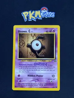 Pokemon TCG Unown E Neo Discovery 67/75 Regular MP. - Image 1