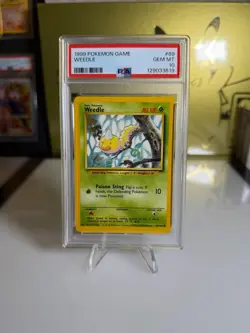 1999 Pokemon Base Set Weedle #69 PSA 10 GEM MINT Vintage WOTC - Image 1