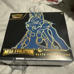 Pokemon TCG Mega Evolutions Lucario - Pokemon Center ETB - Image 1