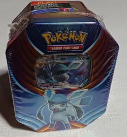 One Sealed Pokemon TCG 2018 - Glaceon GX Evolution Celebration Collector's Tin - Image 1