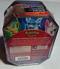 One Sealed Pokemon TCG 2018 - Glaceon GX Evolution Celebration Collector's Tin - Image 3