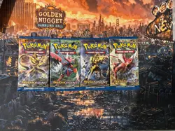 POKEMON - XY BREAKPOINT - 4 x BOOSTER PACKS (ARTWORK SET) - SEALED - Image 1