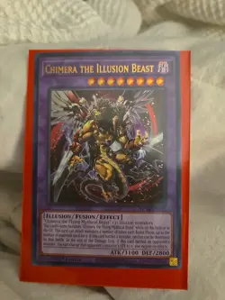 Yugioh x1 Chimera the Illusion Beast MP24-EN219 1st Ed Ultra Rare (Near Mint!) - Image 1