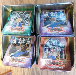 Yu-Gi-Oh! Empty Tins Qty 4 tins - Image 1