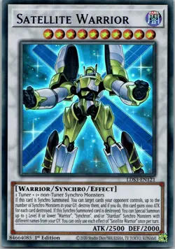 Yugioh Satellite Warrior (Blue) LDS3-EN121 1st Edition Ultra Rare NM - Image 1