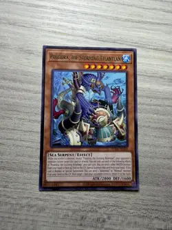 Poseidra the Storming Atlantean SUDA-AE016 Rare AE NM YuGiOh - Image 1