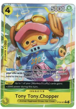 One Piece Tony Tony. Chopper ST29-007 Full Art Starter Deck 29 Egghead - Image 1
