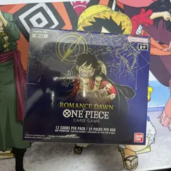 One Piece Sealed Romance Dawn OP01 Booster Box (Blue Bottom) SEE DESCRIPTION - Image 2