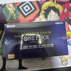 One Piece Sealed Romance Dawn OP01 Booster Box (Blue Bottom) SEE DESCRIPTION - Image 3
