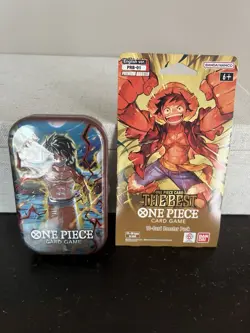 One Piece PRB-01 The Best Premium Sleeved Booster Pack and Vol. 1 Tin - Sealed - Image 1