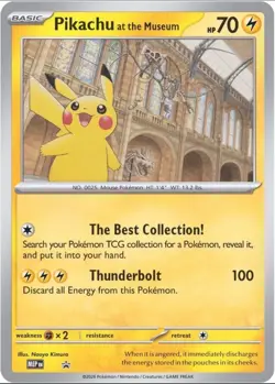 [PRE-SALE] Pokemon Pikachu At The Museum Promo Card - Read Below -Int. Shipping✅ - Image 1