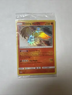 Shining Ho-Oh #SM70 Black Star PROMO Holo Foil SEALED Sun Moon Pokemon Card TCG - Image 1