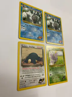 Rare Lot Gym Heroes Pokemon Cards Rocket's Snorlax Misty's Poliwrath - Image 2