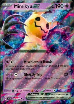 Mimikyu EX 069/159 Paldea Evolved Ultra Rare Holo Pokemon Card NM - Image 1