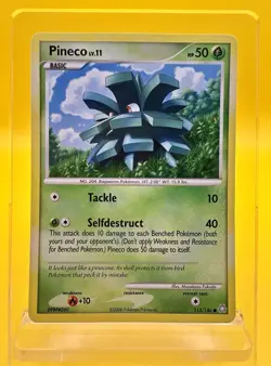 Pineco 113/146 Pokemon Legends Awakened Pokemon Card 2008 LP - Image 1